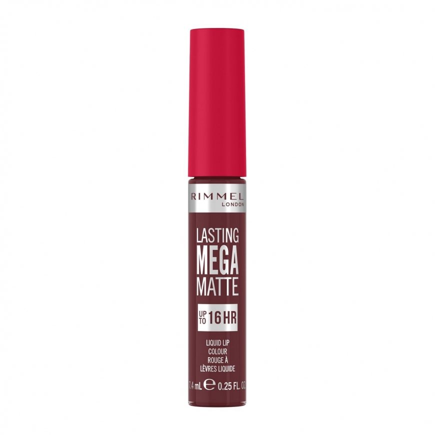 Rimmel Lasting Mega Matte 7,4 ml 810 Plum This Show Matēts