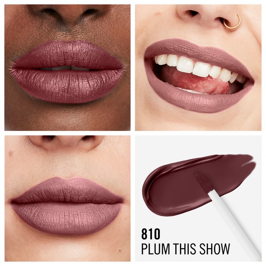 Rimmel Lasting Mega Matte 7.4 ml 810 Plum This Show – 4