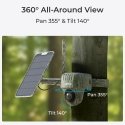 Reolink Go Series G450 + Solar Panel 2 Kupols IP drošības kamera Ārējie 3840 x 2160 pikseļi Pie grie Reolink Go Series G450 + Solar Panel 2 Kupols IP drošības kamera Ārējie 3840 x 2160 pikseļi Pie grie