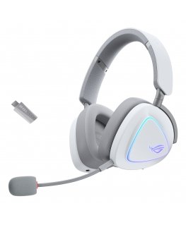 ASUS ROG Delta II Гарнитура Проводной и беспроводной Оголовье Игровой USB Type-C Bluetooth Белый