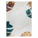 Troopiline kilim ARLEN LEAVES1 valge glamour stiilis 120x170 Hakano Troopiline kilim ARLEN LEAVES1 valge glamour stiilis 120x170 Hakano
