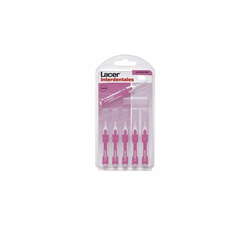Lacer™ Interdental siūlas plonas tiesus 6 vnt