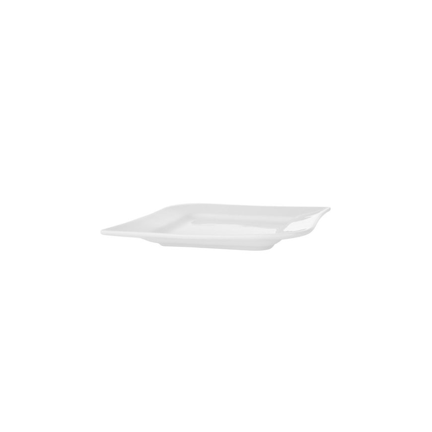 Neliömäinen posliininen jälkiruokalautanen Fala 17 x 17 cm AMBITION – 2