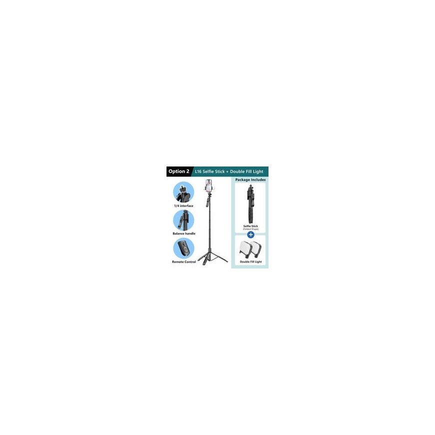 Stand - Telesin S1-MNP-01 2-in-1 Compact Monopod Adjustable Height 12.5-38cm