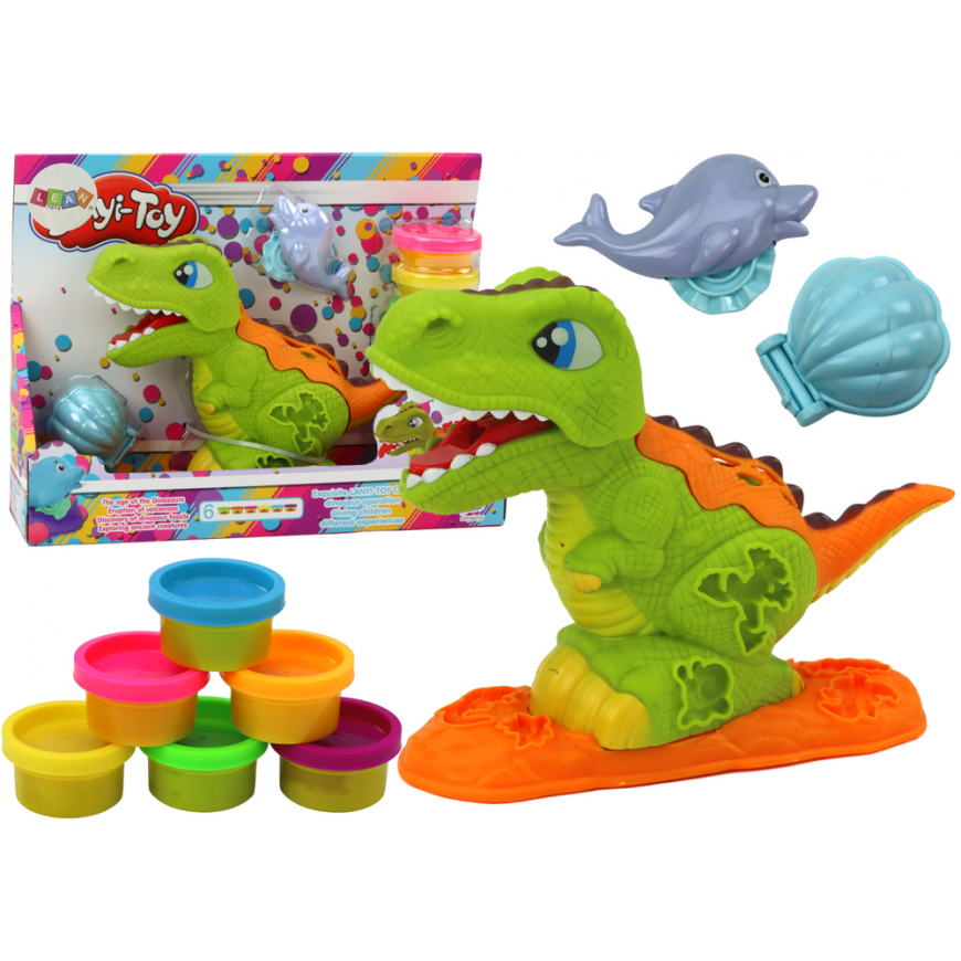 LEAN Toys Lean Toys Dinozauru Plastilīna