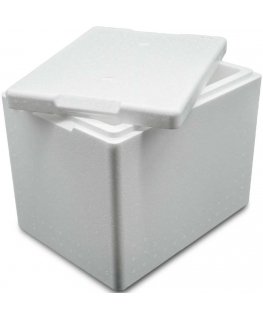 Termobox polistirolo termo kaste ar vāku PZH sertifikāts 395x295x320mm 20L Arpack