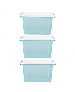 Orplast Arcticline 3 kvadratinių maisto talpų rinkinys 1,15 L 15x15x8,5 cm