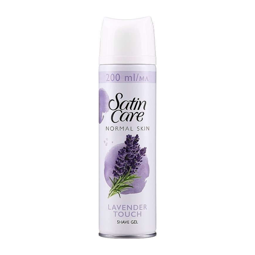 Gillette Satin Care Lavender Touch (partaamigeeli), 200 ml – 2