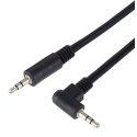 PremiumCord Kabelis Jack 3,5mm - 3,5mm 90° M/M 1,5m PremiumCord Kabelis Jack 3,5mm - 3,5mm 90° M/M 1,5m