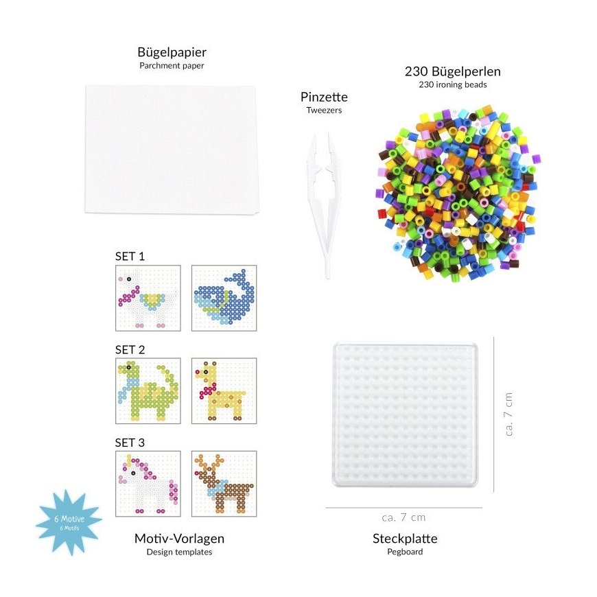 Trendhaus Magic Moments - Bead Ironing (2 pcs) (1 set, 3 designs)