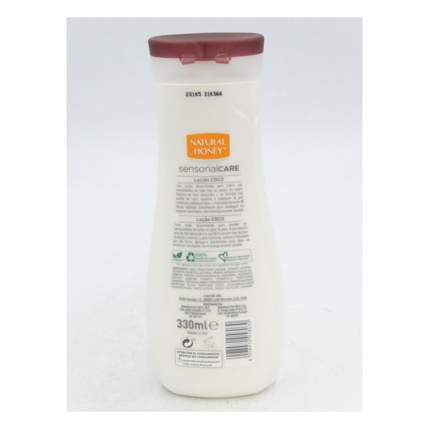 Looduslik mesi COCO kehakreem 330 ml – 2