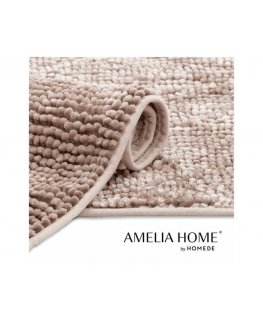 AmeliaHome Bati Bath Mat 50x70 cm, color: brown