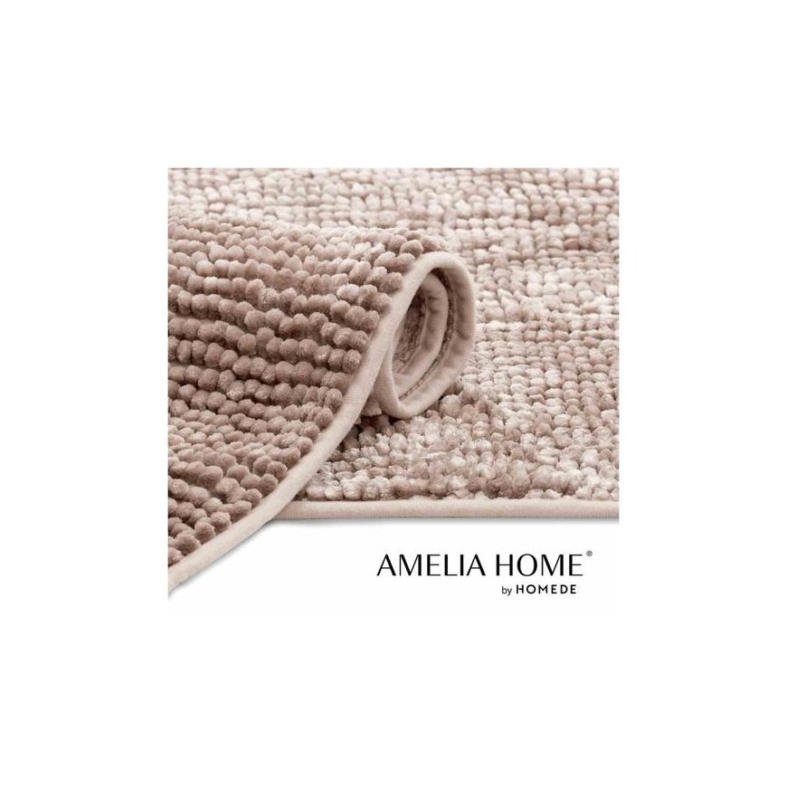 AmeliaHome Bati Bath Mat 50x70 cm, color: brown