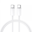 BWOO Cable USB-C - USB-C 2m 60W white BWOO Cable USB-C - USB-C 2m 60W white