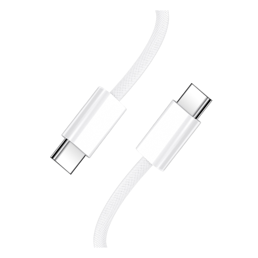 BWOO Cable USB-C - USB-C 2m 60W white – 3