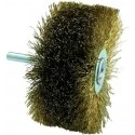 Tivoly Brass Coated Steel Wire Brush with Long Plastic Handle, Ø0.3 mm Tivoly Brass Coated Steel Wire Brush with Long Plastic Handle, Ø0.3 mm