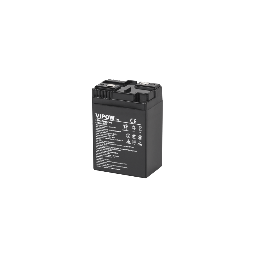 VIPOW Švino akumulators VIPOW 6V
