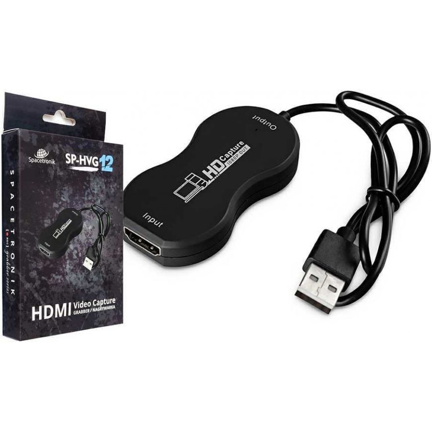 Grabber Spacetronik SP-HVG12 HDMI ierakstīšanas ierīce datoram