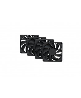 HYTE FAN- -FA12-BB-4 arvuti jahutussüsteem Protsessor Ventilaator 12 cm Must 4 tk