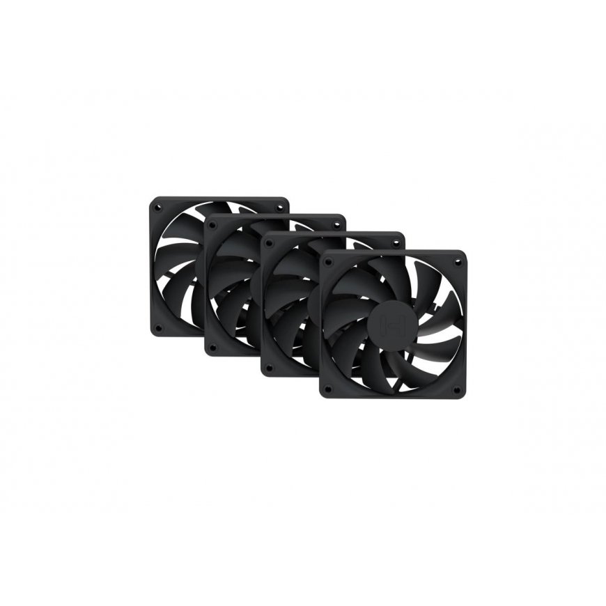 HYTE FAN- -FA12-BB-4 computer cooling system Processor 12 cm Black 4 pc(s)