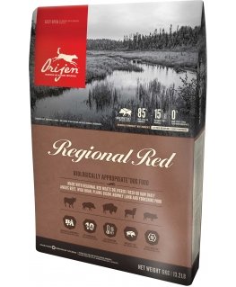 Orijen Regional Red 6 kg Pieaudzis suns Liellopu gaļa, Jēra gaļa, Cūkgaļa