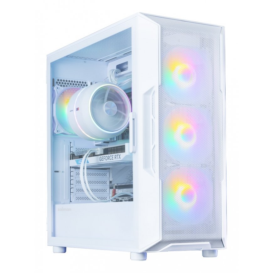 Zalman I3 NEO V2 WHITE arvutikorpus Midi Tower Valge