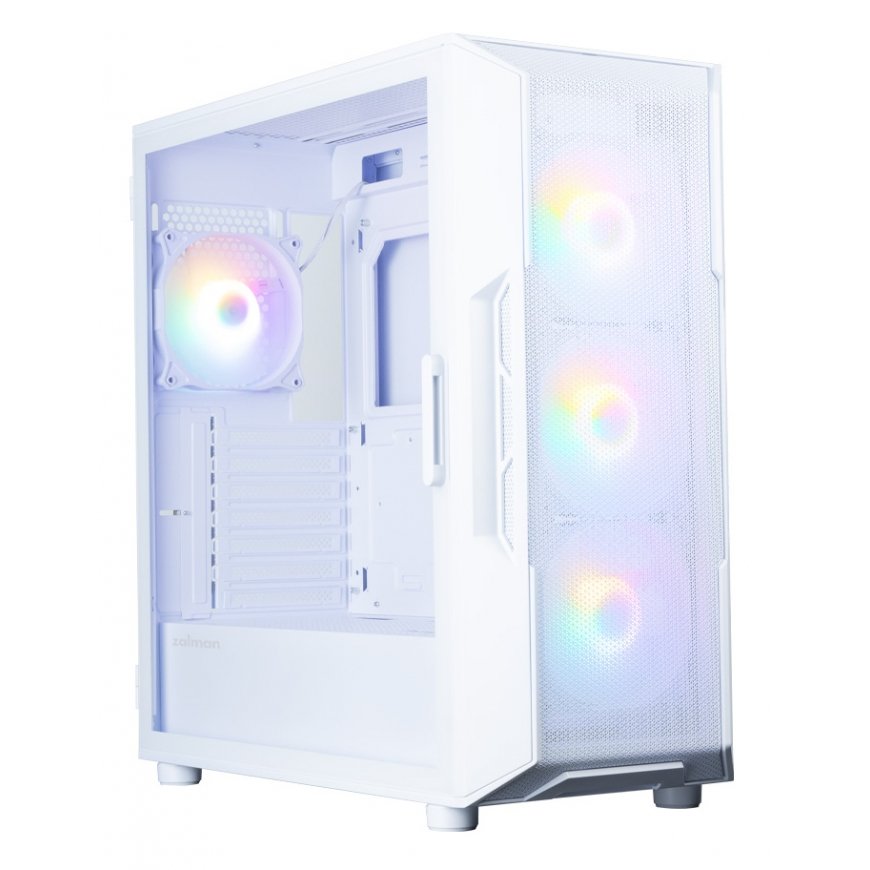 Zalman I3 NEO V2 WHITE tietokonekotelo Midi Tower Valkoinen – 3