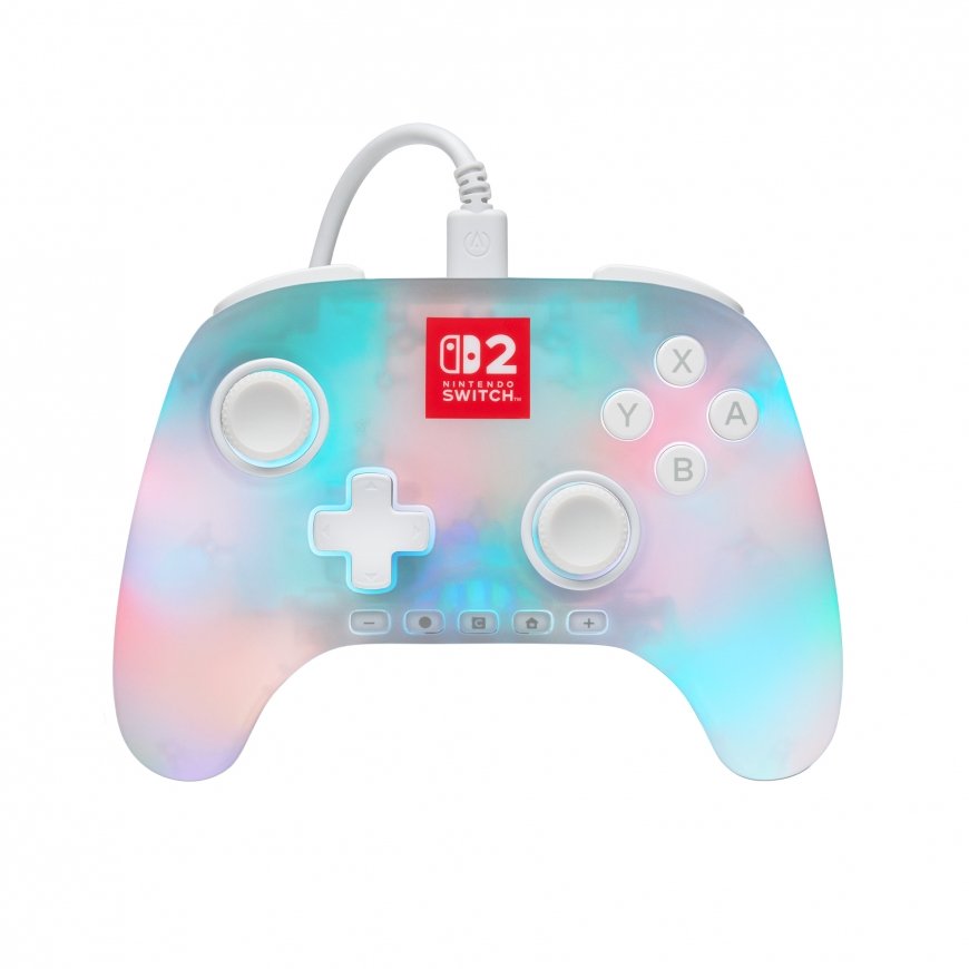 PowerA Advantage Valkoinen USB Pad-ohjain Analoginen/Digitaalinen Nintendo Switch 2 – 2