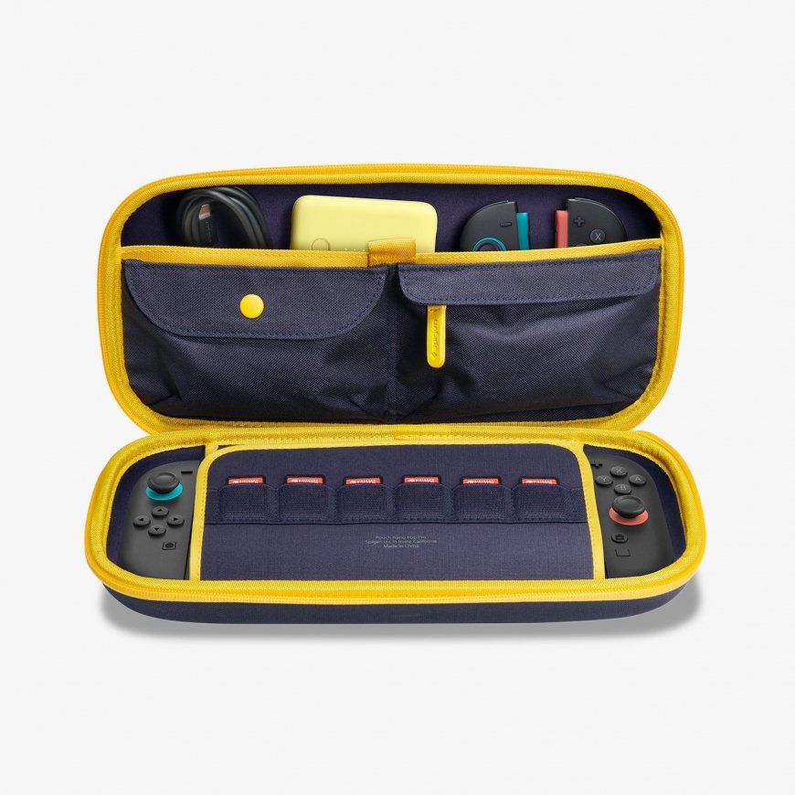 Spigen Nano Pop Pro Pussi Nintendo Polykarbonaatti (PC) tummansininen, Keltainen – 5
