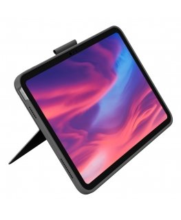 Logitech 920-011435 mobiililaitteiden näppäimistö QWERTZ Saksa Smart Connector Harmaa