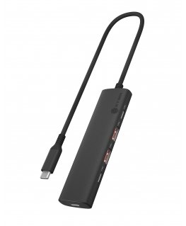 ICY BOX IB-HUB1437-CPD Wired USB 3.2 Gen 2 (3.1 Gen 2) Type-C Black