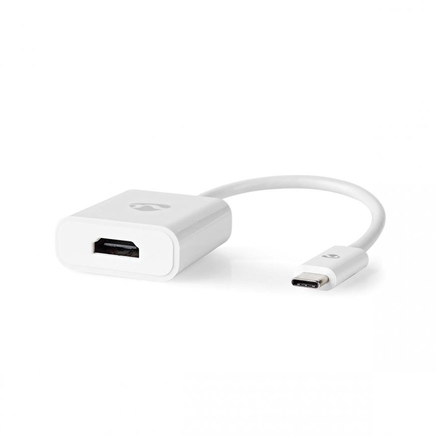 Nedis CCGB64651WT02 USB grafiskais adapteris 3840 x 2160 pikseļi Balts – 3