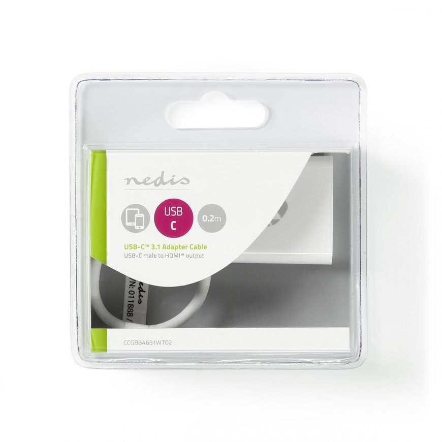Nedis CCGB64651WT02 USB grafiskais adapteris 3840 x 2160 pikseļi Balts – 4