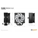 be quiet! Pure Rock 3 LX Procesors Gaisa dzesētājs 12 cm Melns 1 pcs be quiet! Pure Rock 3 LX Procesors Gaisa dzesētājs 12 cm Melns 1 pcs
