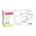 2 topeltseinaga klaaskruusi komplekt 250 ml, 9010, Kamille 2 topeltseinaga klaaskruusi komplekt 250 ml, 9010, Kamille