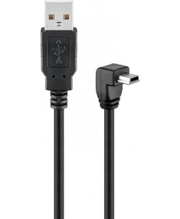 Goobay 4040849939716 USB-kaapeli USB 2.0 1,8 m USB A Mini-USB B musta