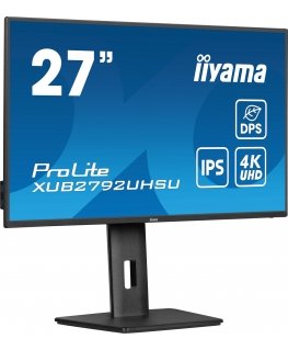 iiyama ProLite XUB2792UHSU-B6 tietokoneen litteä näyttö 68,6 cm (27") 3840 x 2160 pikseliä 4K Ultra 