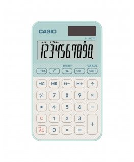Casio SL-310YC kalkulators Kabata Pamata kalkulators Gaiši zaļš