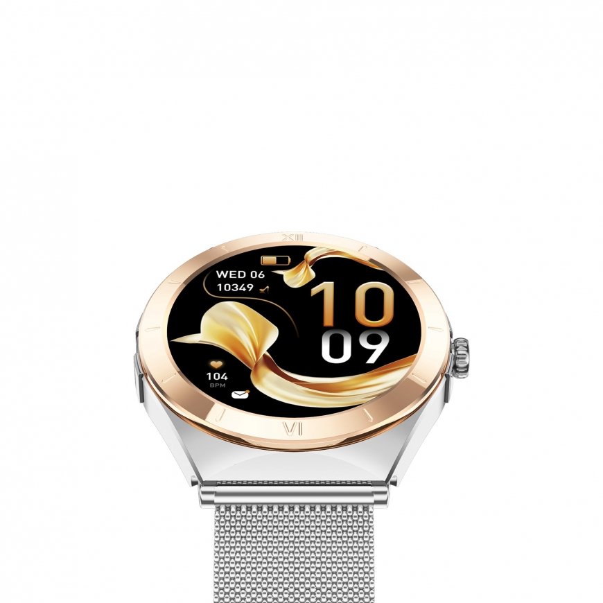 Ksix BXSW29P smartwatch / sport watch 3,02 cm (1.19") AMOLED Цифровой Сенсорный экран Серебристый Wi – 4