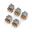OEM Sukamasis Linear Potentiometer 100kOhm - 5 pcs OEM Sukamasis Linear Potentiometer 100kOhm - 5 pcs