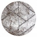 Round Rug VERS color brown modern style 160 circle Hakano Round Rug VERS color brown modern style 160 circle Hakano