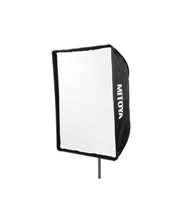 Lubinis šviestuvas Apgaismojuma iekārtas - MITOYA EASY Softbox 60x90cm Ātra montāža