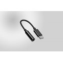 USB-C adapteris - Jack 3.5mm Juodas