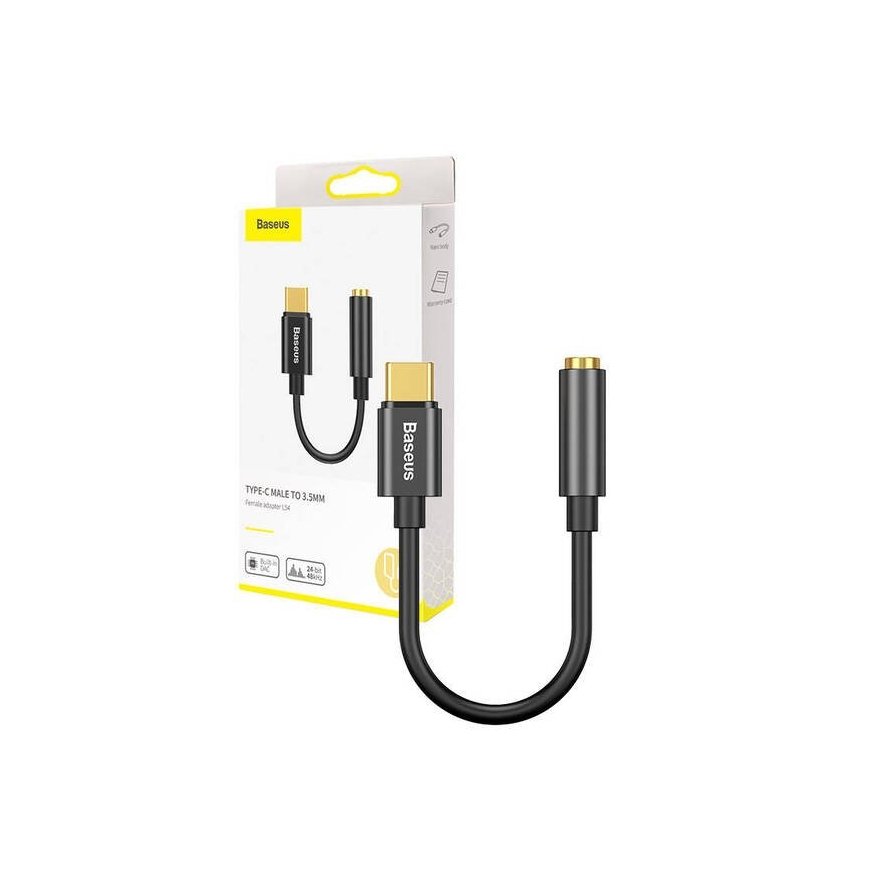 USB USB-C Adapter - 3.5mm Jack Black – 2