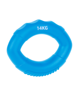 Silikoninė rankena rankų reabilitacijai, 0 - 14 kg, mėlyna, REBEL ACTIVE
