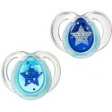 TOMMEE TIPPEE silikona rīklītes NIGHT STYLE, 6-18 mēneši, 2 gab., 433661