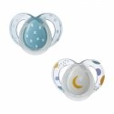 TOMMEE TIPPEE силиконовые соски NIGHT STYLE, 6-18 мес., 2 шт., 433661 TOMMEE TIPPEE силиконовые соски NIGHT STYLE, 6-18 мес., 2 шт., 433661