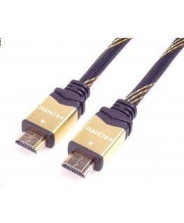 Kabelis PremiumCord HDMI - HDMI 1,5m zeltīts (kphdm2q015)
