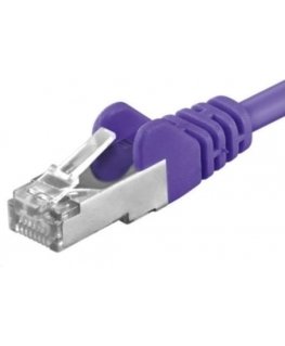 PremiumCord PREMIUMCORD Patch Cable CAT6a S-FTP, RJ45-RJ45, AWG 26/7 0.25 m Purple