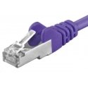 PremiumCord PREMIUMCORD Patch kaabel CAT6a S-FTP, RJ45-RJ45, AWG 26/7 0,25 m lilla PremiumCord PREMIUMCORD Patch kaabel CAT6a S-FTP, RJ45-RJ45, AWG 26/7 0,25 m lilla
